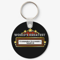 World's Greatest Computer Forensics Analyst keychains by greatestjobsgifts World's Greatest Computer Forensics Analyst keychains