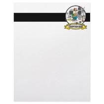 WORLDS GREATEST COMPUTER GEEK MEN CARTOON LETTERHEAD
