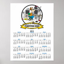 WORLDS GREATEST COMPUTER NERD MEN CARTOON POSTERS