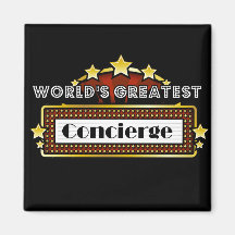 World's Greatest Concierge Refrigerator Magnet
