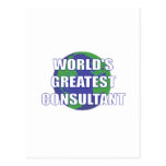 World's Greatest Consultant Post Cards