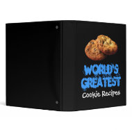World's Greatest Cookie Recipes Binder binder