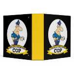 WORLDS GREATEST COP MEN CARTOON binders