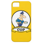 WORLDS GREATEST COP MEN CARTOON iPhone 5 CASE