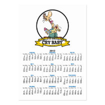 WORLDS GREATEST CRY BABY CARTOON BUSINESS CARD TEMPLATE