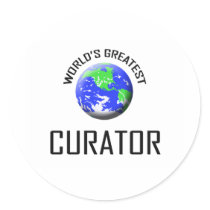 World's Greatest Curator stickers