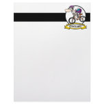 WORLDS GREATEST CYCLIST MEN CARTOON LETTERHEAD