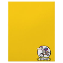 WORLDS GREATEST CYCLIST MEN CARTOON LETTERHEAD DESIGN