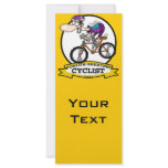 WORLDS GREATEST CYCLIST MEN CARTOON RACK CARDS