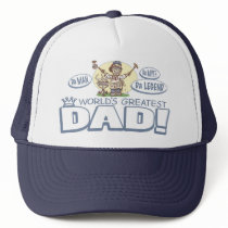 World's Greatest Dad BBQ Mesh Hat