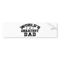 World's Greatest Dad bumper stickers