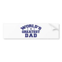 World's Greatest Dad bumper stickers