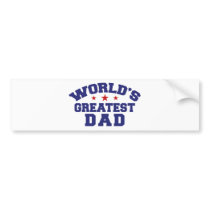 World's Greatest Dad bumper stickers