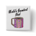 World's Greatest Dad button