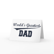 World's Greatest Dad cards