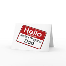 World's Greatest Dad cards