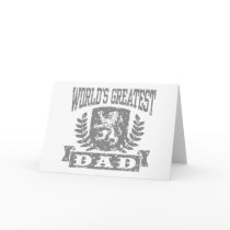 World's Greatest Dad Greeting Cards