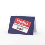 World's Greatest Dad Card