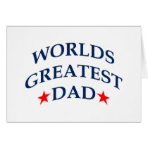 Worlds Greatest Dad Card