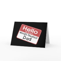 World's Greatest Dad Greeting Cards