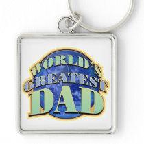 World's Greatest Dad Classic Father's Day Keychain