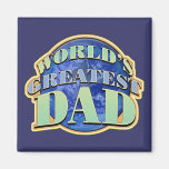 World's Greatest Dad Classic Square Magnet
