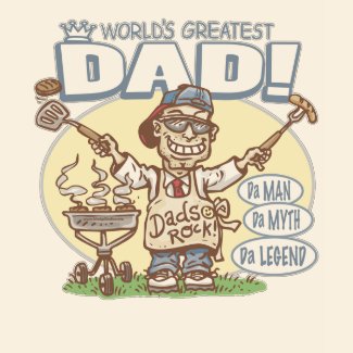 World's Greatest Dad Father's Day BBQ 2 Sided shirt