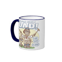 World's Greatest Dad Father's Day BBQ Gear mugs