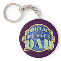 World's Greatest Dad Father's Day Classic Keychain
