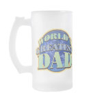 World's Greatest Dad Frosted Glass Mug mugs