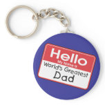 World's Greatest Dad Gifts Keychain