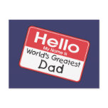 World's Greatest Dad Gifts Postcards