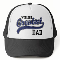 World's Greatest Dad Trucker Hats