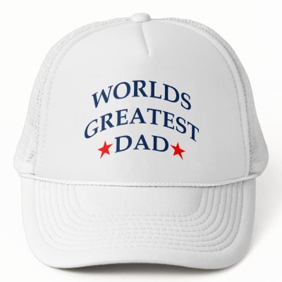 Worlds Greatest Dad Mesh Hat by Ladiebug