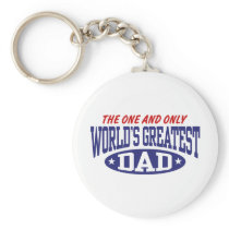 World's Greatest Dad Keychains
