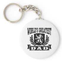 World's Greatest Dad Key Chain