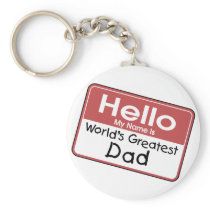 World's Greatest Dad Keychain