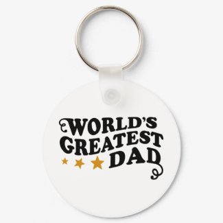 World's Greatest Dad keychain