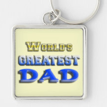 World's Greatest Dad Keychains