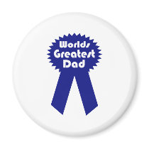Worlds Greatest Dad magnets by EllesPlanet Worlds Greatest Dad magnets
