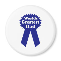 Worlds Greatest Dad magnets by EllesPlanet Worlds Greatest Dad magnets
