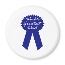 Worlds Greatest Dad magnets by EllesPlanet Worlds Greatest Dad magnets