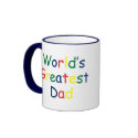 Worlds Greatest Dad mugs