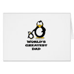 worlds greatest dad penguin greeting cards