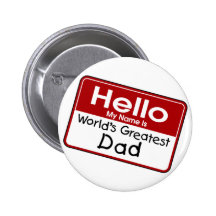 World's Greatest Dad Pin