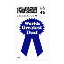 Worlds Greatest Dad postage