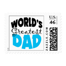 World's Greatest Dad Stamps