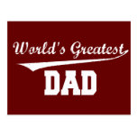World's Greatest Dad Postcards