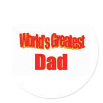World's Greatest Dad Stickers