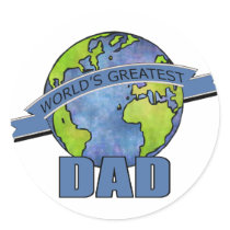 World's Greatest Dad stickers